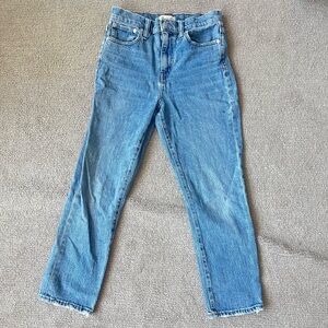 Madewell the high-rise slim crop boyfriend Jean